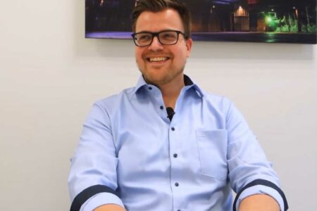 Pascal Wohlfeil - employee of the Siebtechnik company